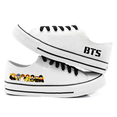BTS Low Canvas Shoes - Image 15