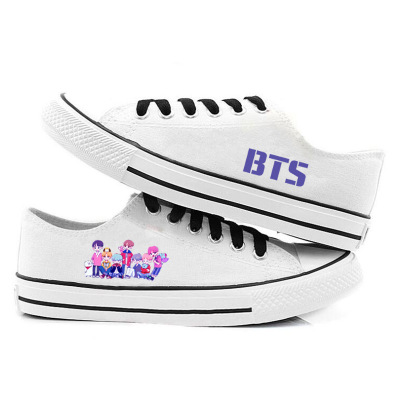 BTS Low Canvas Shoes - Image 9