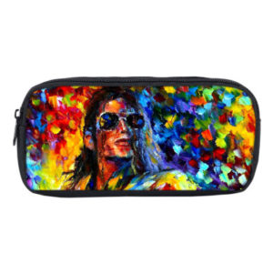 Michael Jackson Pen Case Student’s Large Capacity Pencil Bag