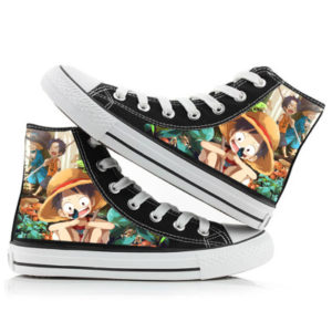 One Piece High Canvas Shoes
