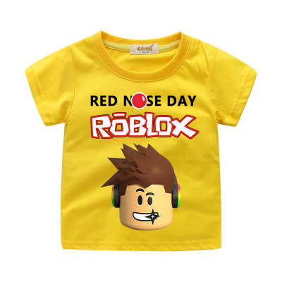 Roblox Short Sleeve T Shirts For Children Giftcartoon