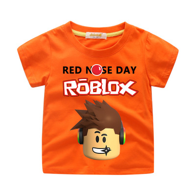 Roblox Short Sleeve T Shirts For Children Giftcartoon