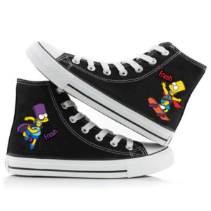 Simpsons High Canvas Shoes