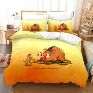 The Lion King Comfortable Bedding Three-Piece Soft and Breathable Duvet Cover