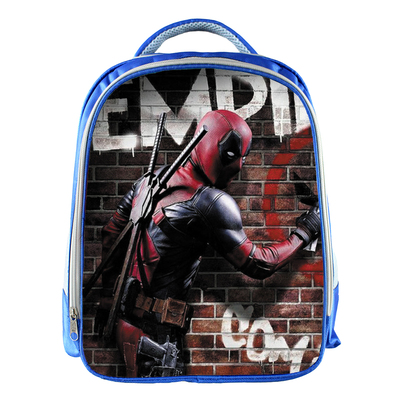 Deadpool Backpack School Bag Blue - Image 7