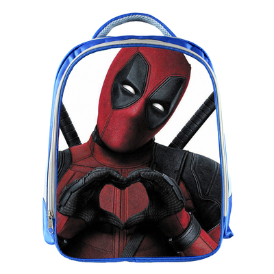 Deadpool Backpack School Bag Blue - Image 11