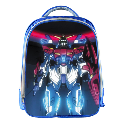 GUNDAM Backpack School Bag Blue - Image 15