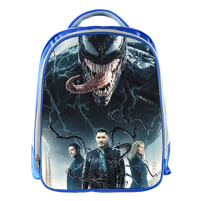 Venom Backpack School Bag Blue - Image 3