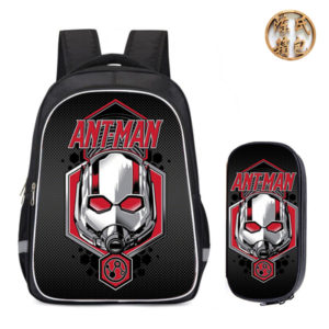16"Ant-Man Backpack School Bag+Pencil Case