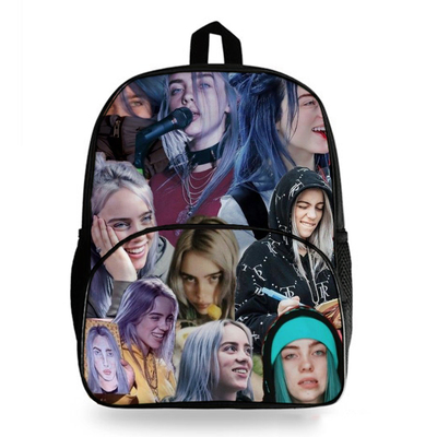 16"Billie Eilish Backpack School Bag - Image 3