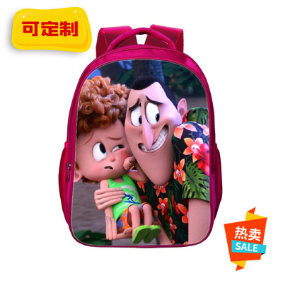 16 Inch Hotel Transylvania Backpack School Bag Red - Image 3