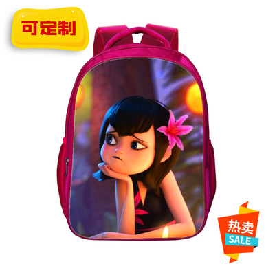 16 Inch Hotel Transylvania Backpack School Bag Red - Image 4