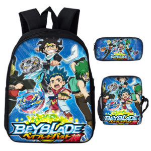 16″Beyblade Burst Backpack School Bag+Messenger Bag+Pencil Bag