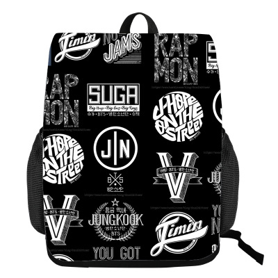 18‘’BTS Backpack Creative Waterproof Change Bag