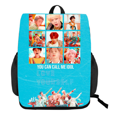 18‘’BTS Backpack Creative Waterproof Change Bag - Image 24