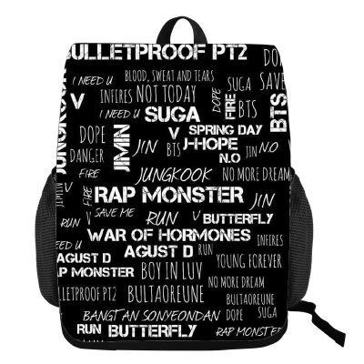 18‘’BTS Backpack Creative Waterproof Change Bag - Image 19