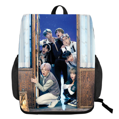 18‘’BTS Backpack Creative Waterproof Change Bag - Image 18