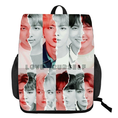 18‘’BTS Backpack Creative Waterproof Change Bag - Image 16
