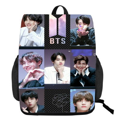 18‘’BTS Backpack Creative Waterproof Change Bag - Image 12