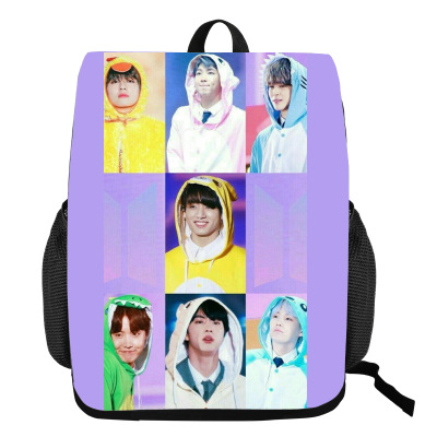 18‘’BTS Backpack Creative Waterproof Change Bag - Image 11