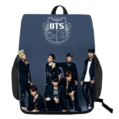 18‘’BTS Backpack Creative Waterproof Change Bag - Image 7