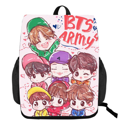 18‘’BTS Backpack Creative Waterproof Change Bag - Image 4