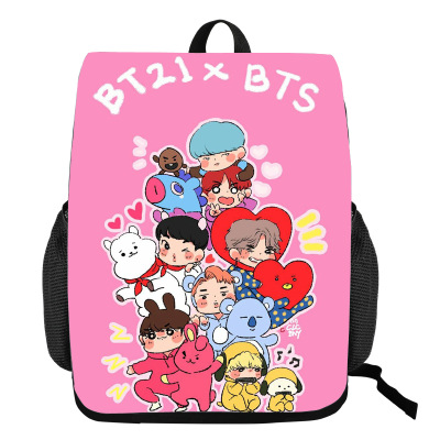 18‘’BTS Backpack Creative Waterproof Change Bag - Image 31