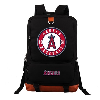 18“MLB Yankees BRS Blue Jays Canvas Backpack Shoulder School Bag - Image 10