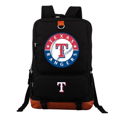 18“MLB Yankees BRS Blue Jays Canvas Backpack Shoulder School Bag - Image 11