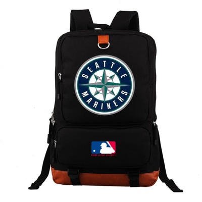 18“MLB Yankees BRS Blue Jays Canvas Backpack Shoulder School Bag - Image 12