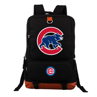 18“MLB Yankees BRS Blue Jays Canvas Backpack Shoulder School Bag - Image 19