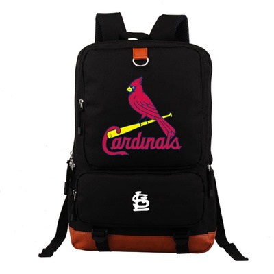 18“MLB Yankees BRS Blue Jays Canvas Backpack Shoulder School Bag - Image 20