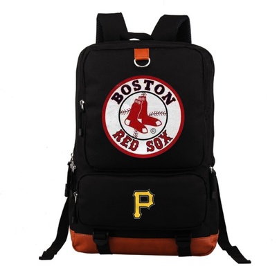 18“MLB Yankees BRS Blue Jays Canvas Backpack Shoulder School Bag - Image 21