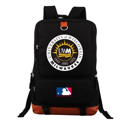 18“MLB Yankees BRS Blue Jays Canvas Backpack Shoulder School Bag - Image 22