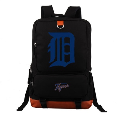 18“MLB Yankees BRS Blue Jays Canvas Backpack Shoulder School Bag - Image 4