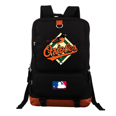 18“MLB Yankees BRS Blue Jays Canvas Backpack Shoulder School Bag - Image 5