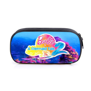 Barbie in a Mermaid Tale 2 Pen Case Student’s Large Capacity Pencil Bag