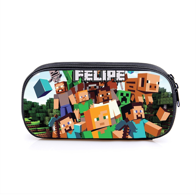 Creeper Pen Case Student’s Large Capacity Pencil Bag - Image 9