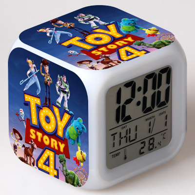 Toy Story 7 Colors Change Digital Alarm LED Clock - Image 17