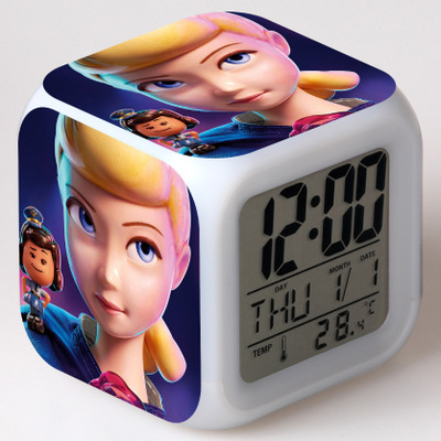 Toy Story 7 Colors Change Digital Alarm LED Clock - Image 6