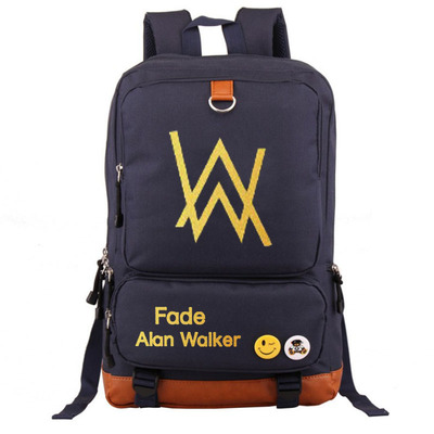 Alan walker Canvas Backpack Shoulder School Bag - Image 10