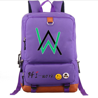 Alan walker Canvas Backpack Shoulder School Bag - Image 6
