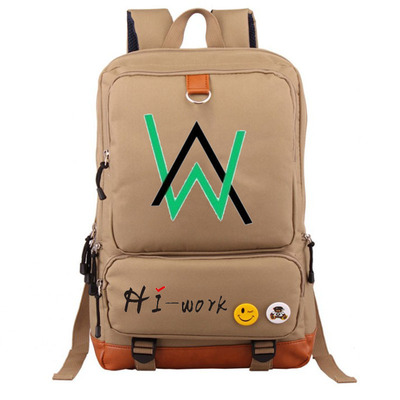 Alan walker Canvas Backpack Shoulder School Bag - Image 4