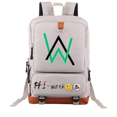 Alan walker Canvas Backpack Shoulder School Bag - Image 24