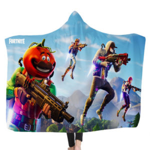 Fortnite Sofa Blanket Hooded Cape
