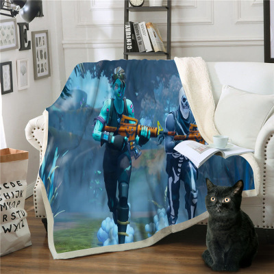 Fortnite Square Blanket Knee Blanket Sofa Blanket - Image 5