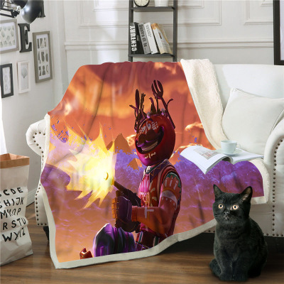 Fortnite Square Blanket Knee Blanket Sofa Blanket - Image 7
