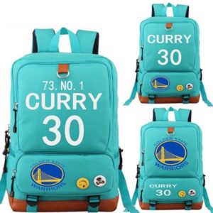GoldenStateWarriors Stephen·Curry Canvas Backpack Shoulder School Bag