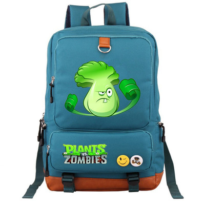 Plants vs. Zombies Canvas Backpack Shoulder School Bag - Image 17