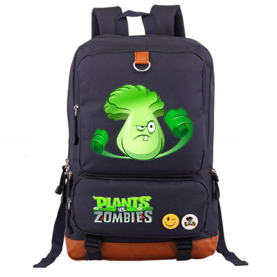 Plants vs. Zombies Canvas Backpack Shoulder School Bag - Image 16